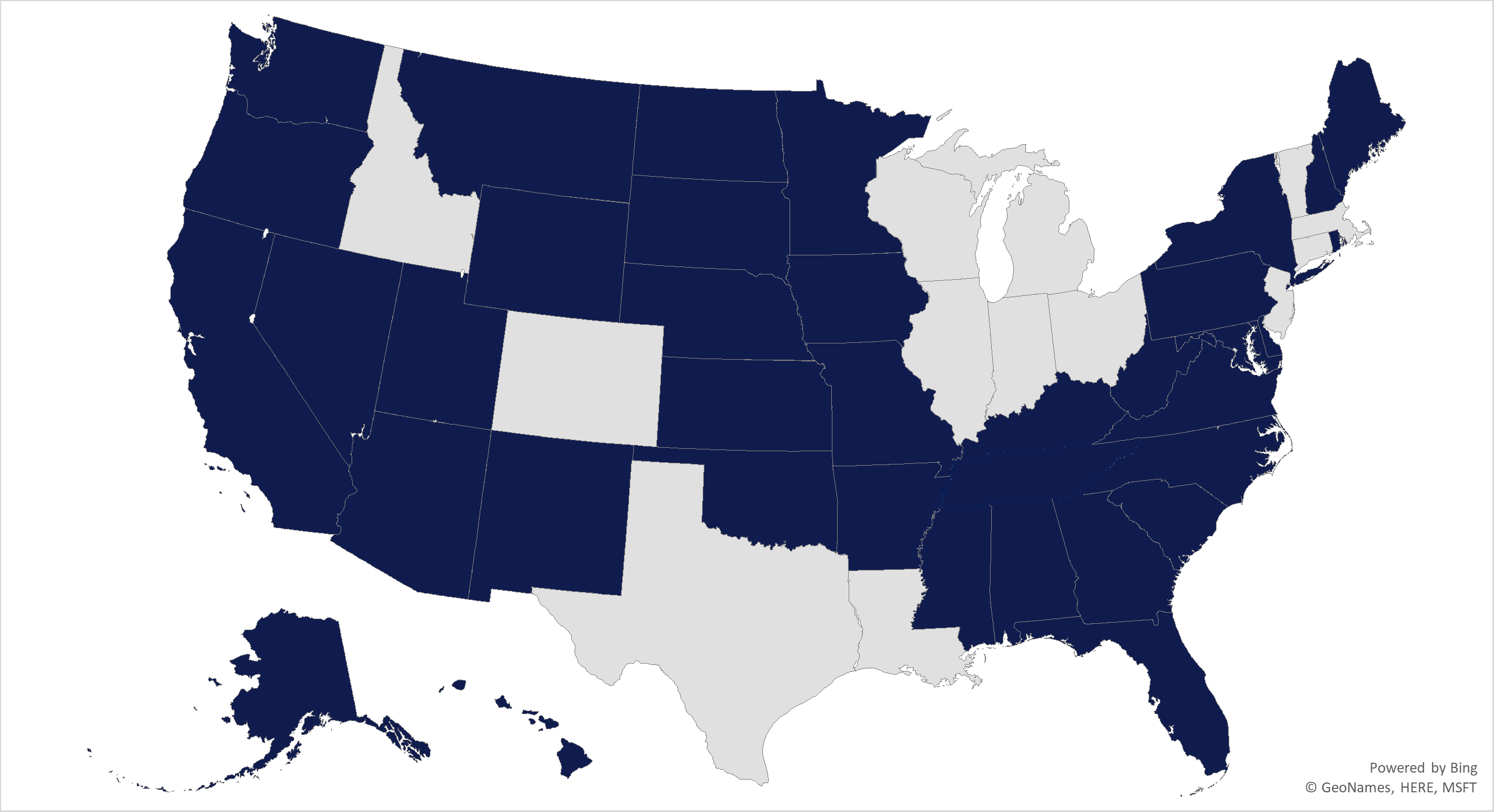 Map as of May2026